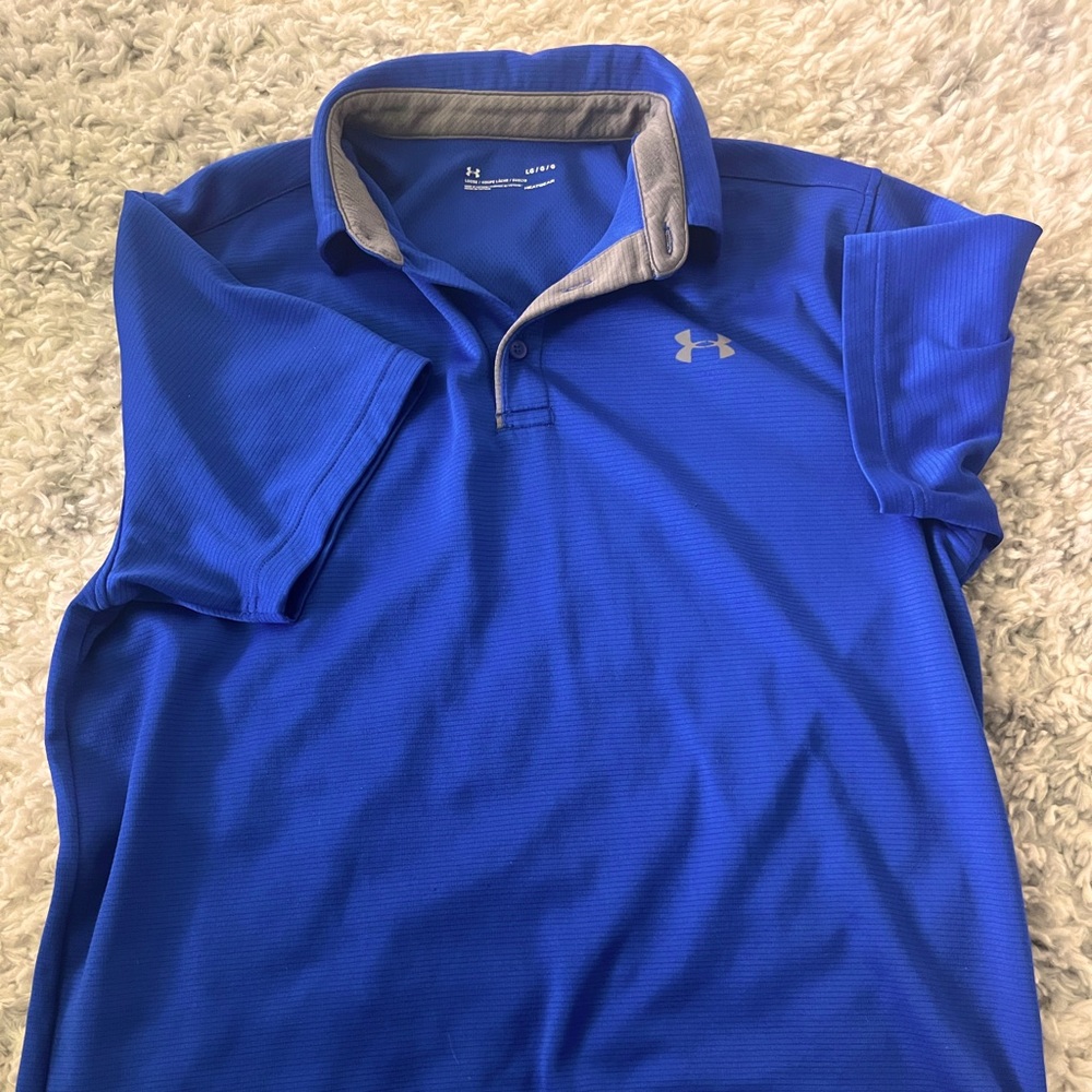 Blue under armor polo - Picture 1 of 3